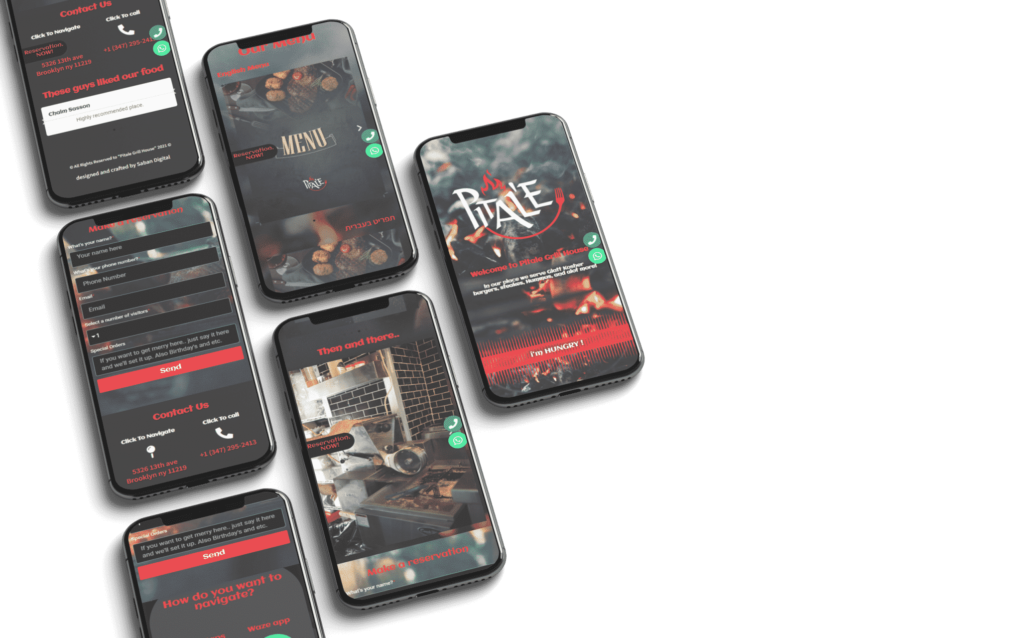 פיתה'לה - בית גריל NY - תצוגת מובייל